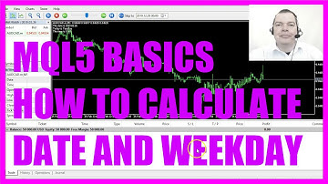 LEARN MQL5 TUTORIAL BASICS - 55 HOW TO CALCULATE THE DAY OF THE WEEK