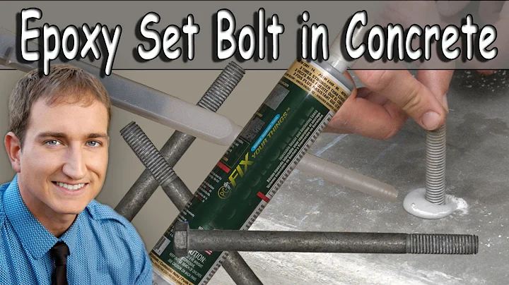 How I Epoxy (Glue) Anchor Bolts Into Concrete, Video #4 New Room Addition