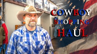 Cowboy Shopping Haul!  (NEW COWBOY HAT SHAPING)