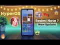 HyperOS Update for Redmi Note 7 | Install &amp; Review | Android 13