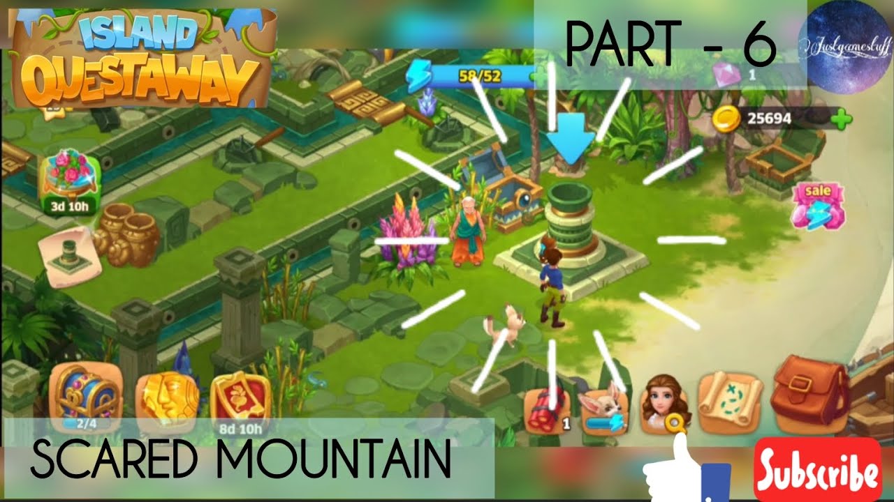 Island Questaway Walkthrough gameplay Scared Mountain Part6