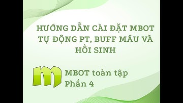 Hướng dẫn cài đặt MBOT tự động pt, buff máu và hồi sinh | Silkroad Online | SRO & YOU | P4