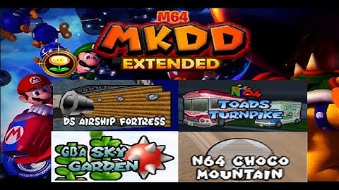 Mario Kart Double Dash M64 2.0 Extended - Flower Cup (New Tracks) part 2