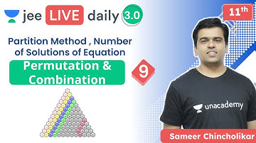 JEE: Permutation & Combination L9 |  Unacademy JEE | JEE Maths | Sameer Chincholikar