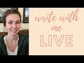 Write with me LIVE - Q&amp;A Session - Power Hour of Live Blogging