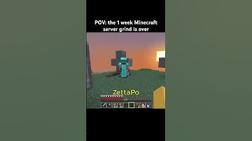 Saddest end to a minecraft server with friends :((((((( #sad