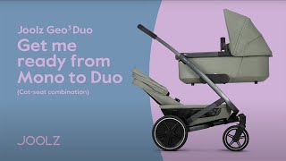 Joolz | Geo3 | Kinderwagen | Babywanne-Sitz Kombination Joolz Geo3 Double Configurations How Does It Work