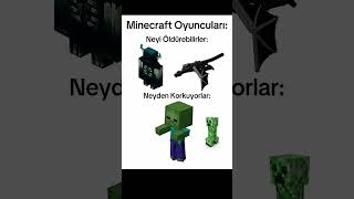 Minecraft oyuncularının korktuğu şeyler