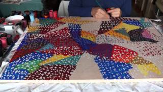 finearts, "1984/2014 - geometrical composition with additional drawed dots", making of