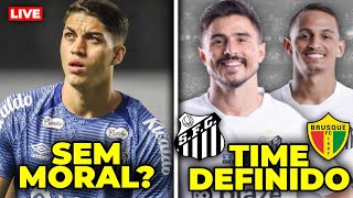 SANTOS PROCURA OUTRO ZAGUEIRO? | SANTOS x BRUSQUE: MUDANÇAS NO TIME