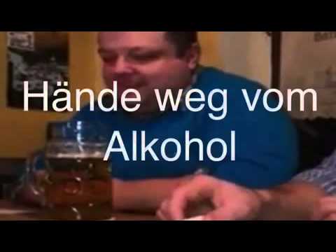 Hände weg vom Alkohol