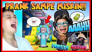 NGAKAK ABIS !! PRANK @FrostDiamond  & @azuyasurya1  SAMPAI BANGKRUT !! Feat @sapipurba  Minecraft