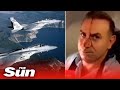 Passengers scream in panic as US fighter jet comes close to Iranian flight