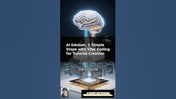 🚀 Python x AI: Boost Edu Content! #AI-EduGen #GenerativeAI #PyLouis #louispython