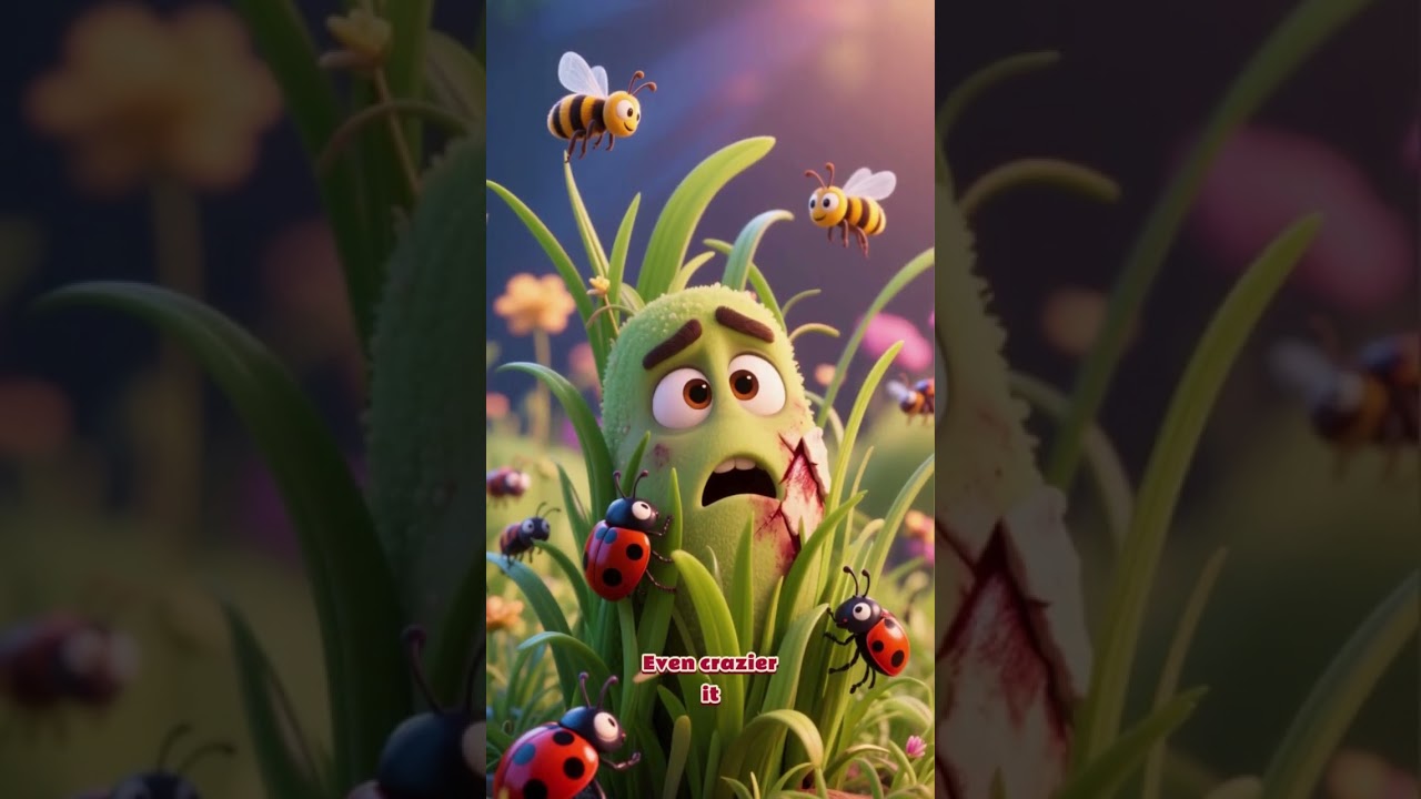 That Fresh Grass Smell? It&rsquo;s a Distress Signal 😱🌱 #funfacts #shorts #nature #sciencefacts #animation