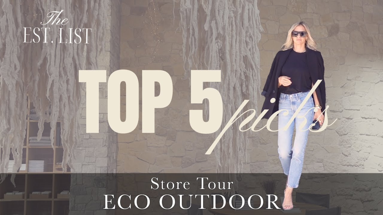 ECO OUTDOOR: Top 5 Picks Revealed! 🌟 | Sustainable Natural Architectural Surfaces! | THE EST. LIST