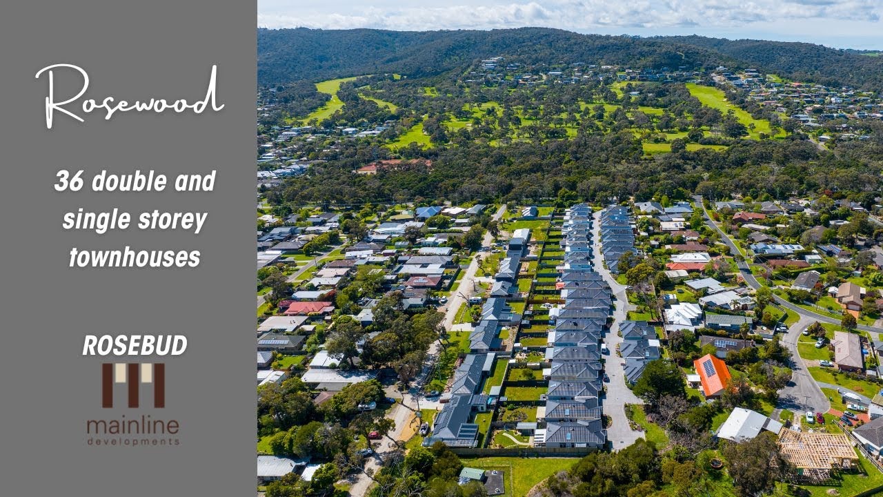 Rosewood Rosebud Avenue Rosebud completed development YouTube