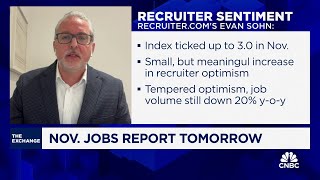 Government job postings have taken noticeable downturn says Recruiter com s Evan Sohn