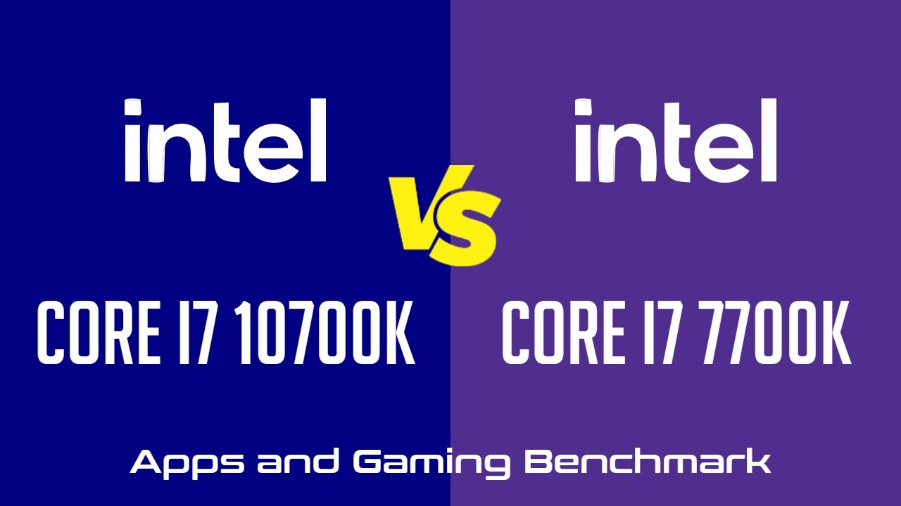 Intel Core i7 10700K vs Intel Core i7 7700K - Apps & Gaming Benchmark (RTX 3090)