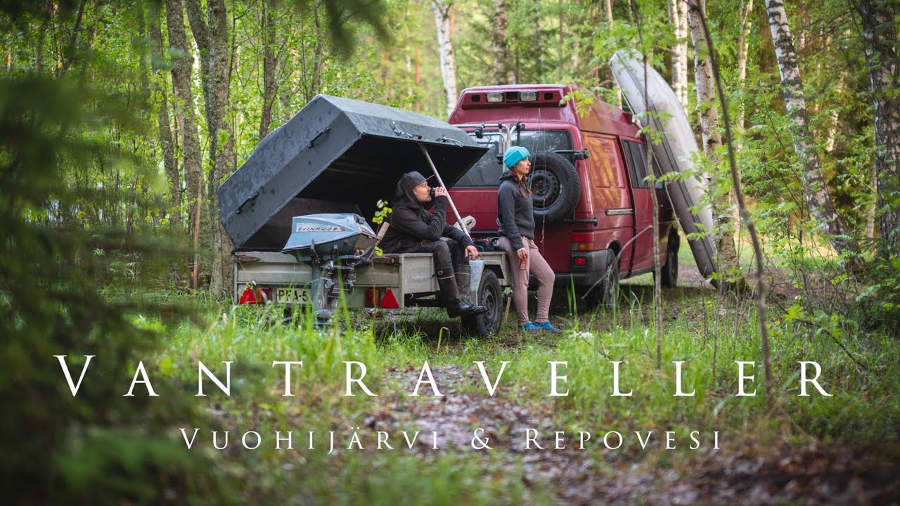 VANTRAVELLER: Vuohijärvi & Repovesi | Kumivene seikkailu | Kalliomaalauksia | Kalastusta
