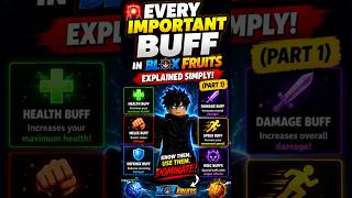 🚨 Every Important Buff in Blox Fruits Explained Simply (Part 1) #roblox #bloxfurit #robloxpvp #viral
