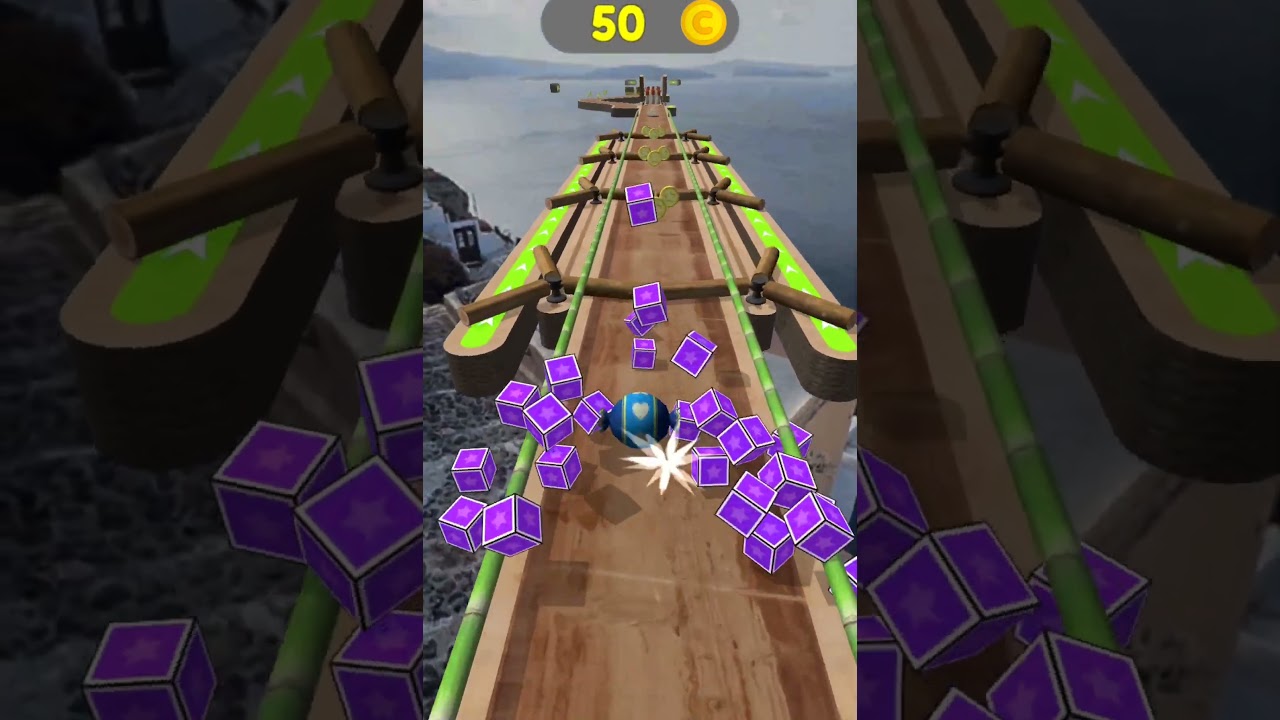 Going ball rolling with candy hard level 