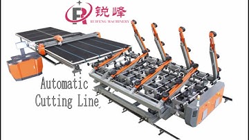 CNC Automatic Glass Cutting Line #glasscutting #glasscuttingmachine #glasscuttingtools #glasscutter