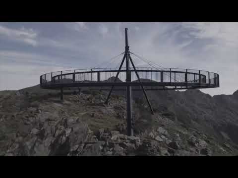 El Mirador Solar de Tristaina es un balcón circular de 360º a 2.701m en Andorra