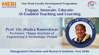 Faculty Development Program | Gain practical insights from national & international resource persons