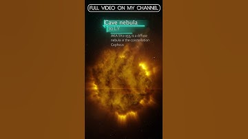 Cave nebula rendered in Blender #universe #3drender #space #nebula #blenderart #3dart #eeveerender