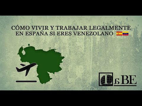 Como vivir y trabajar legalmente en España si eres Venezolano