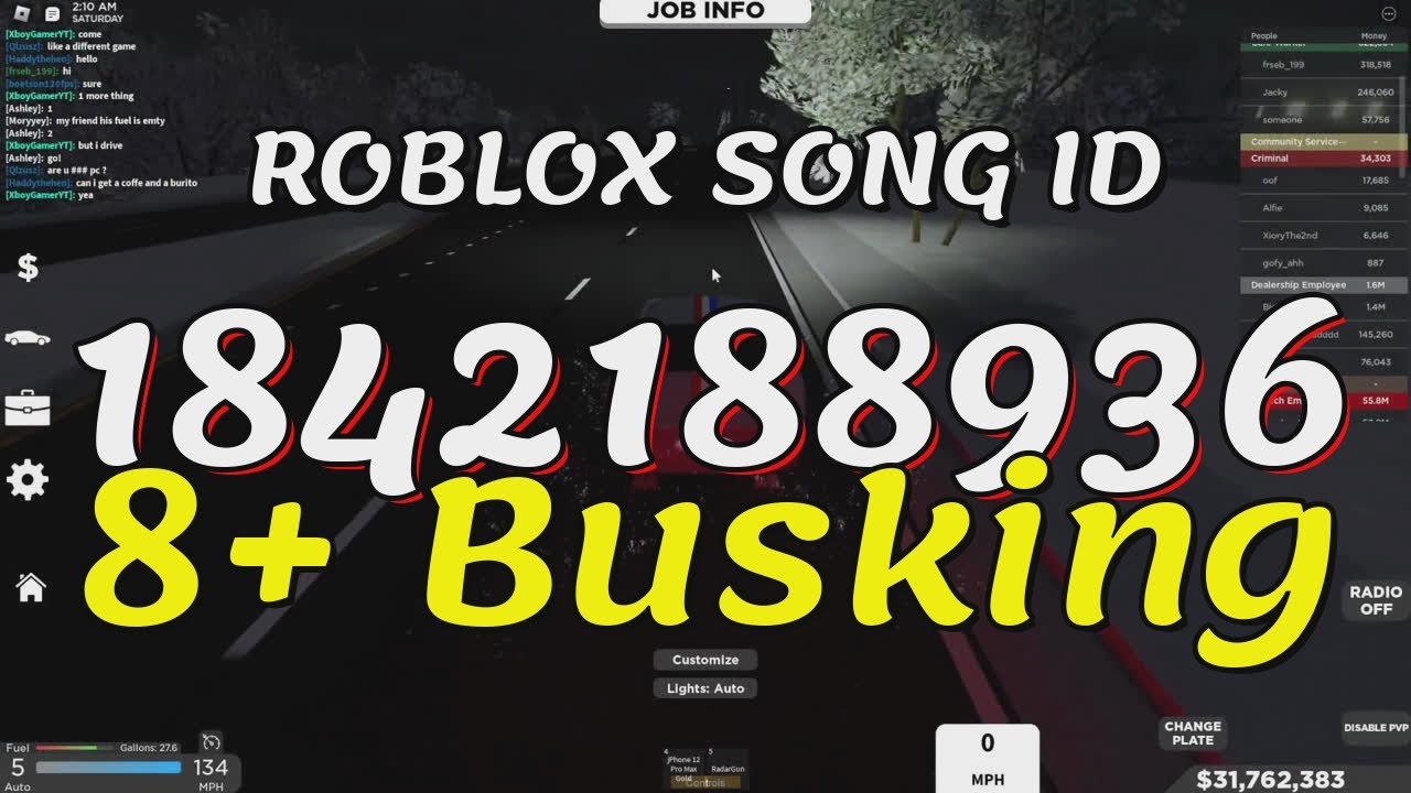8+ Busking Roblox Song IDs/Codes - YouTube
