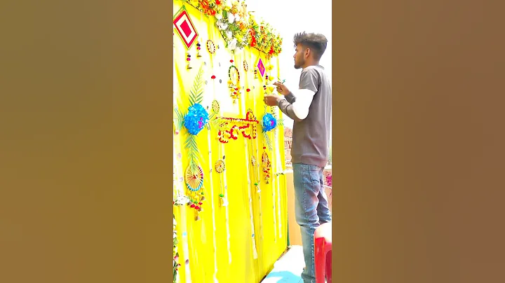 Tilak Mandap #decoration #shorts rcxdecoration official