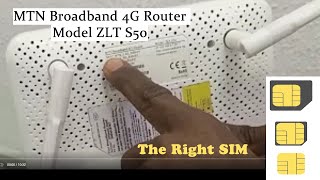 MTN 4G Router Setup Part 2 | Standard SIM, Micro SIM Or Nano SIM