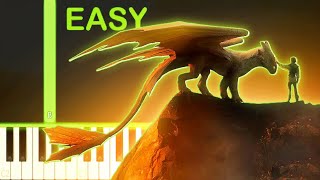 How To Train Your Dragon | Official Teaser Trailer Song - EASY Piano Tutorial screenshot 5