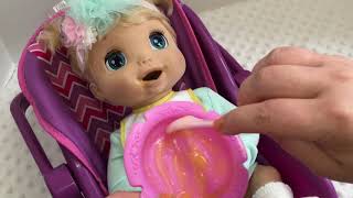 Feeding with Baby Alive Doll Beatrix