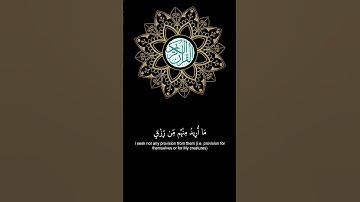 🌿وما خلقت الجن والإنس إلا ليعبدون..🌿ماتيسر من سورة الذاريات🌻Surah Adh-Dhariyat🌻