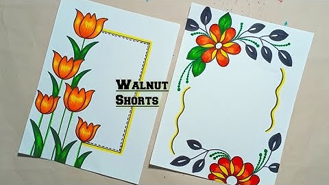 Border Design for Project/Project Work Designs/Assignment Front Page Design/A4 Sheet/Project Design