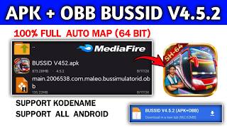 UPDATE APK + OBB 64 BIT || BUSSID V4.5.2 FULL MAP || SUPPORT CODENAME & SUPPORT ALL ANDROID screenshot 1