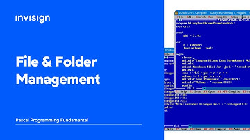 File & Folder Management - Pascal Programming Fundamental