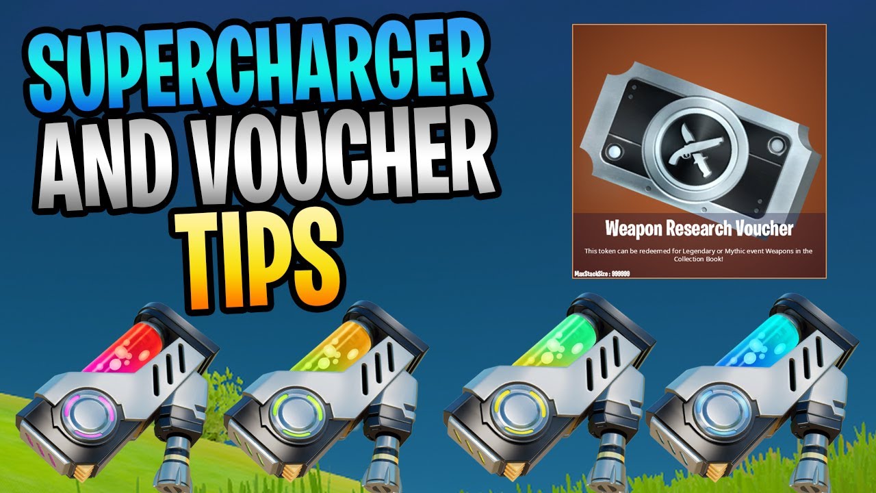 Fortnite Supercharger And Hero Weapon Voucher Tips And Recommendations Youtube