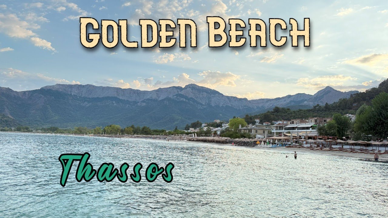 O zi de relaxare în Golden Beach, Thassos, Grecia ☀️ Daily Vlog #2 🛟2025