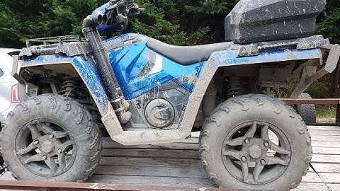 Polaris Sportsman 570 front diff fluid tip.