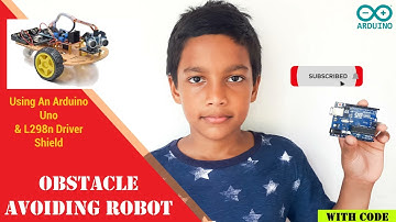 How To Make an EASY Arduino Obstacle avoiding Robot with L298N H-Bridge Motor Driver