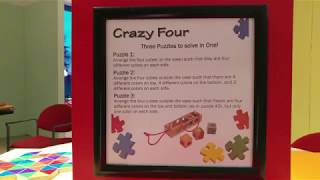 CRAZY FOUR IS THREE PUZZLES TO SOLVE IN ONE! IN PUZZLE ROOM @ MORRIS MUSEUM