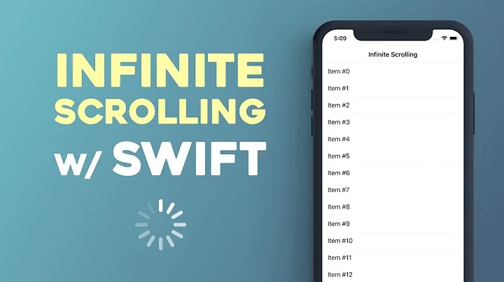 Infinite Scrolling  - Swift 4, iOS11