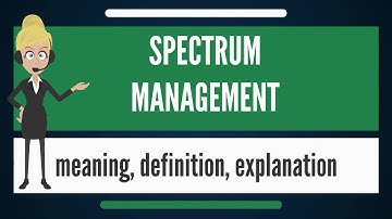 What is SPECTRUM MANAGEMENT? What does SPECTRUM MANAGEMENT mean?