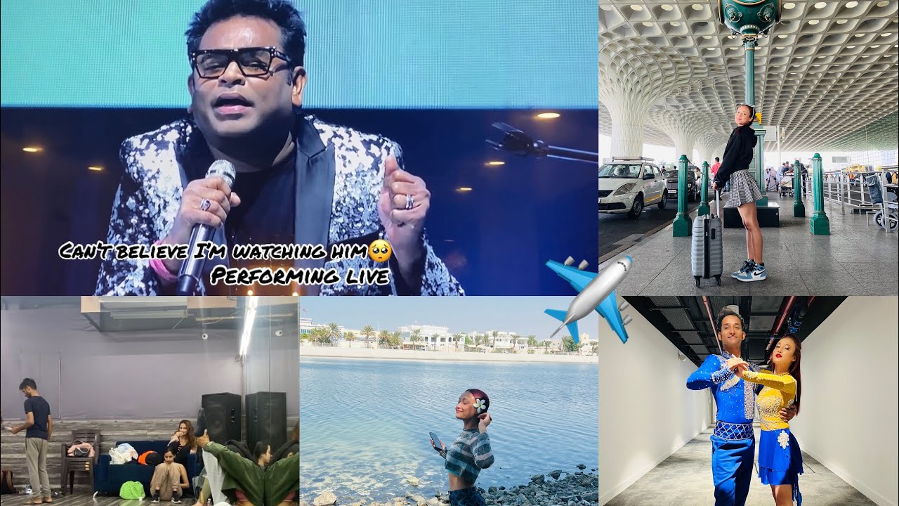 Performing Live In ABU DHABI for AR.RAHMAN Concert 💃❤️ Vlog
