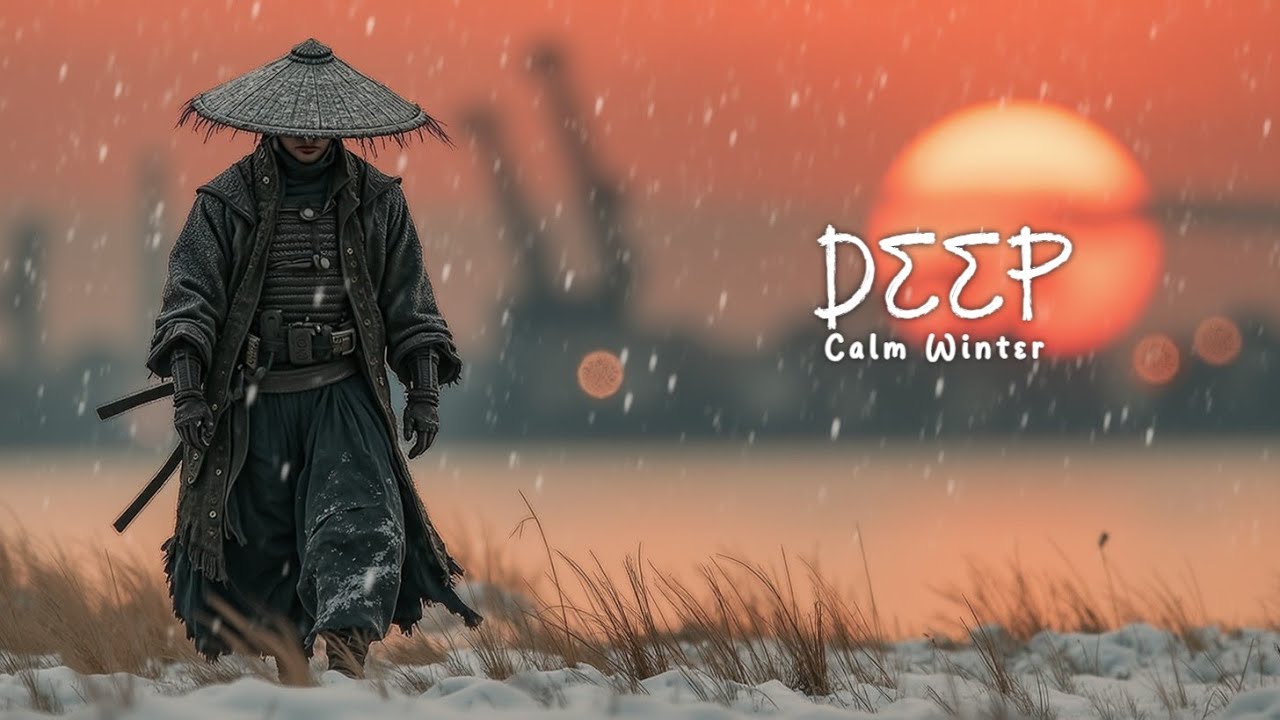 Звуки Зимнего Дзен Самурая | Расслабляющая Японская Флейта для Медитации и Исцеления