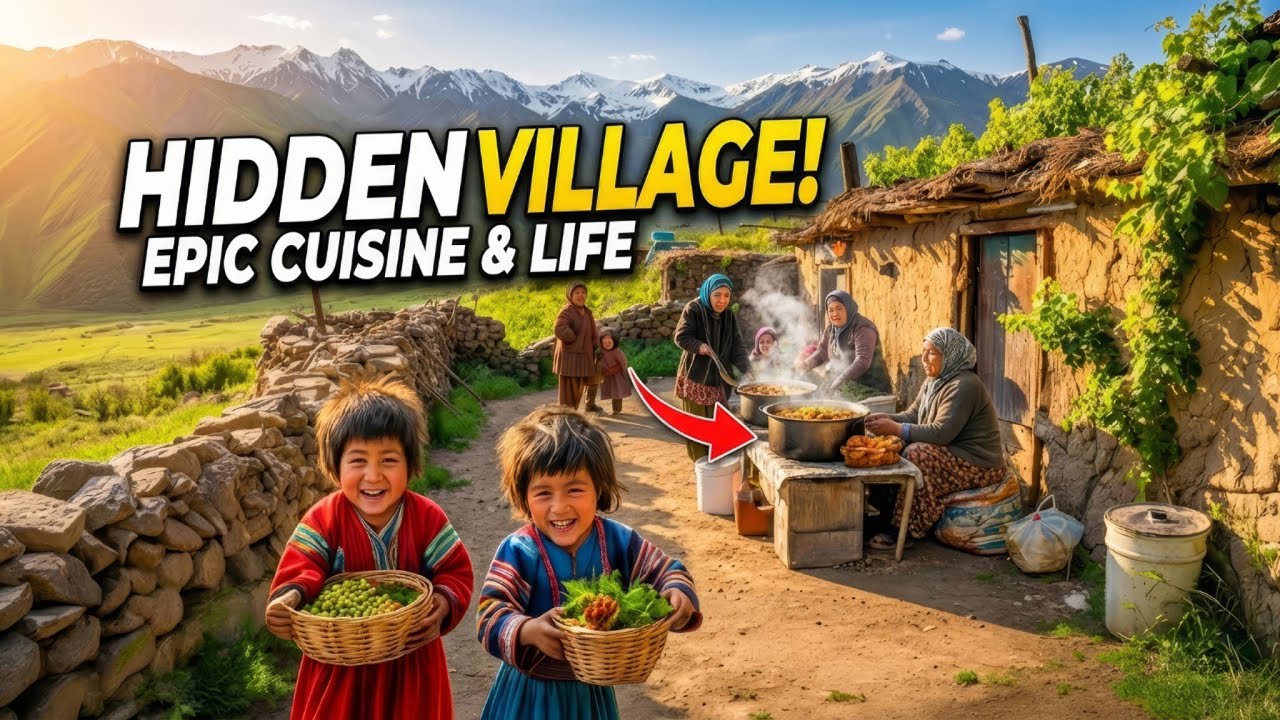 Spectacular Afghan Mountain Life | Heritage Cuisine and Village Warmth | Documentary in Countryside